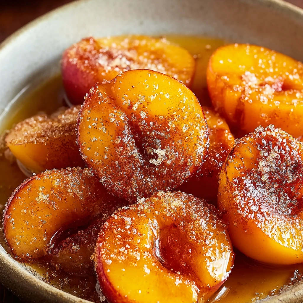 Air Fryer Peaches