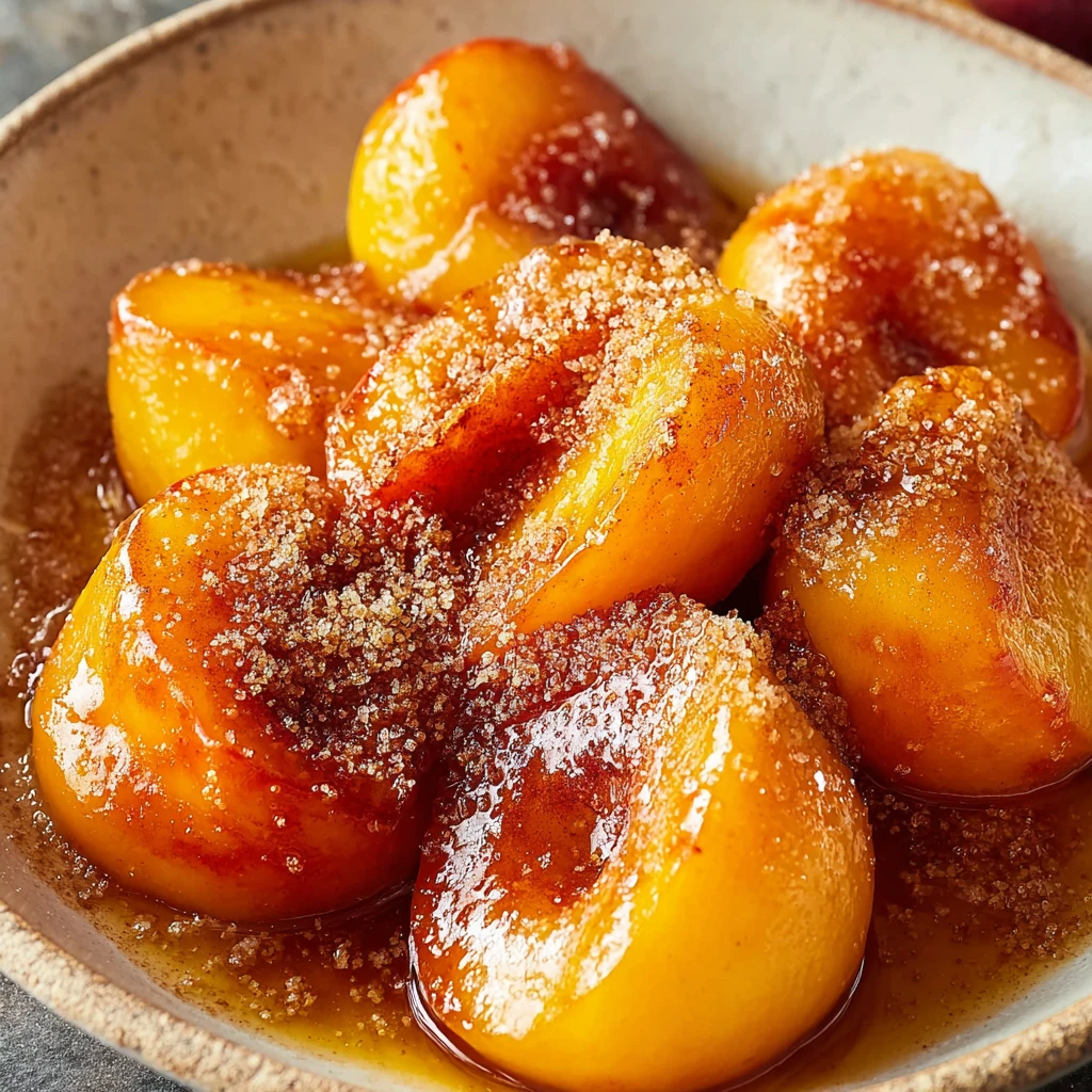 Air Fryer Peaches