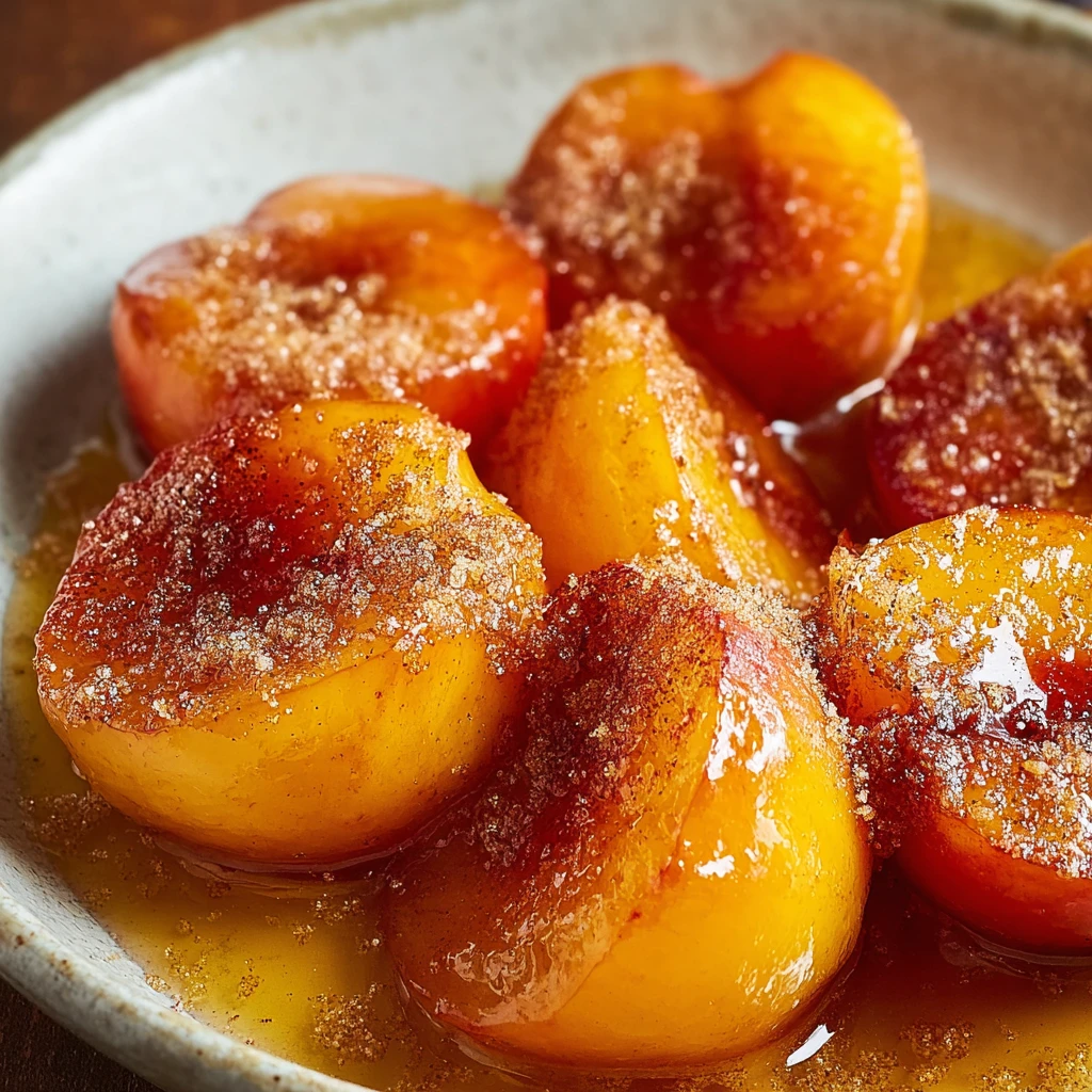Air Fryer Peaches