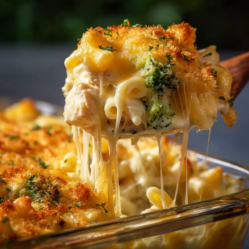 Baked Potato Chicken Broccoli Casserole