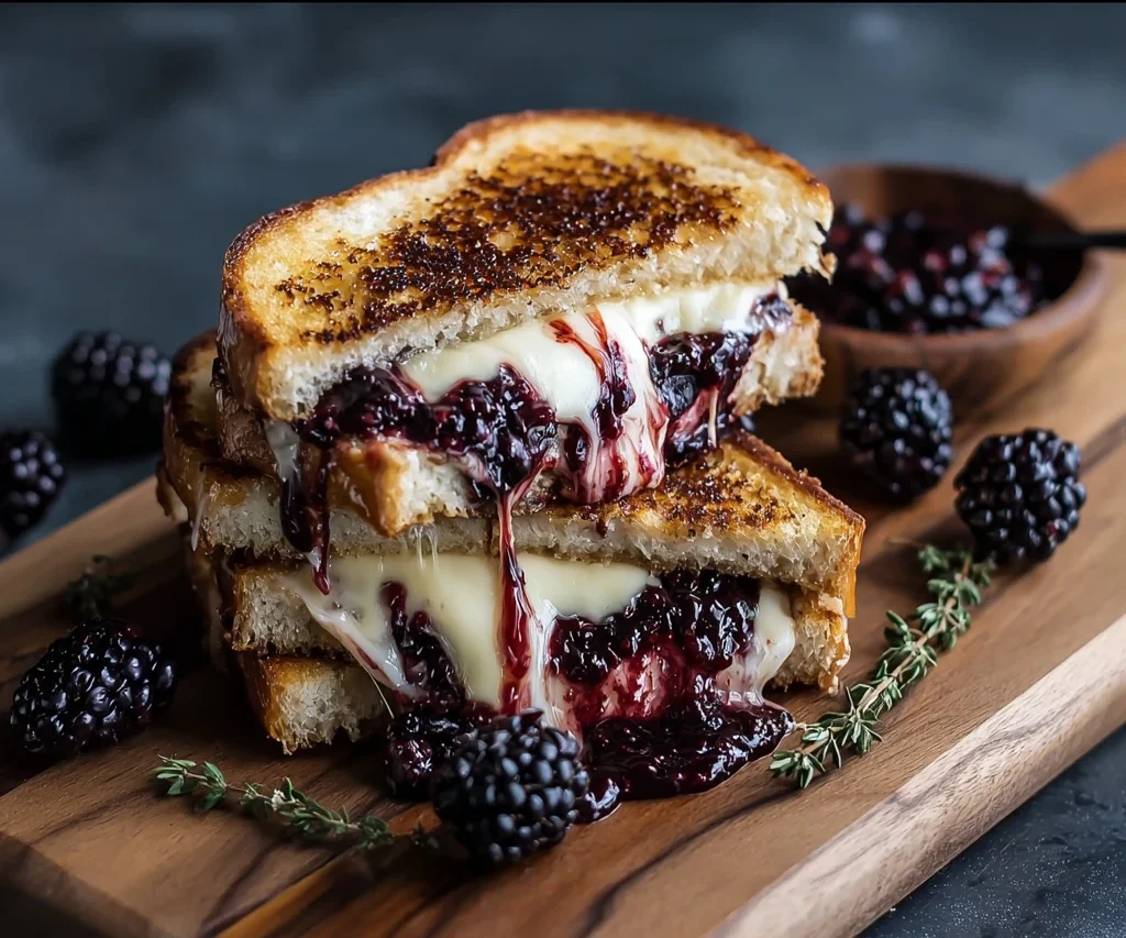 Balsamic Blackberry Bliss Grilled Cheese Terrific Melty Bites