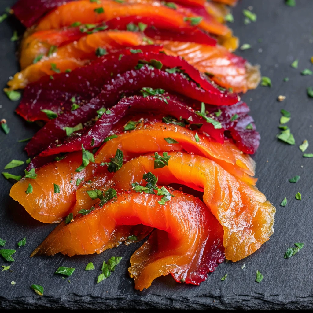 Beet Cured Salmon (Extra Easy)