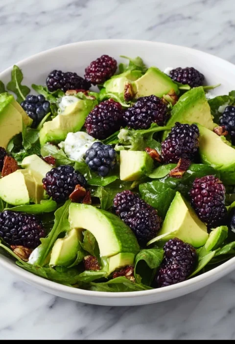 Blackberry Avocado Salad