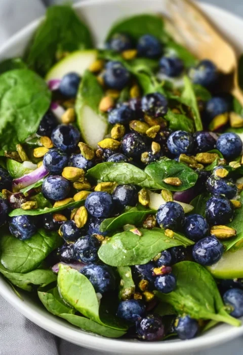 Blueberry Pistachio Spring Salad