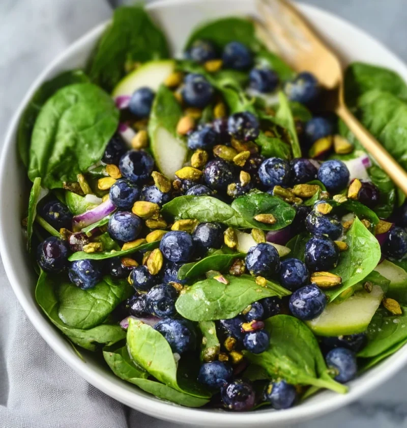Blueberry Pistachio Spring Salad
