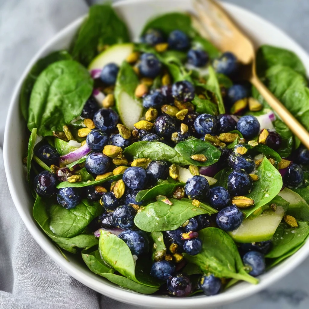 Blueberry Pistachio Spring Salad
