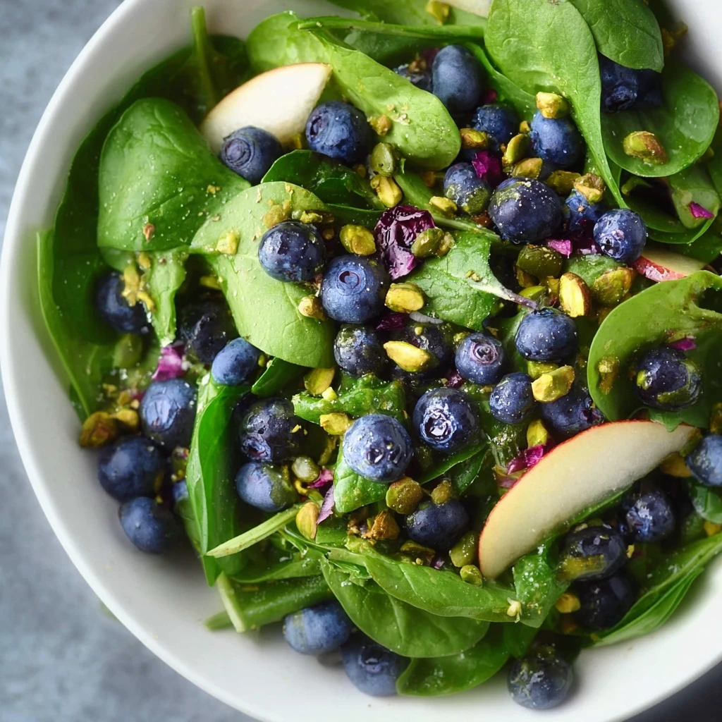 Blueberry Pistachio Spring Salad