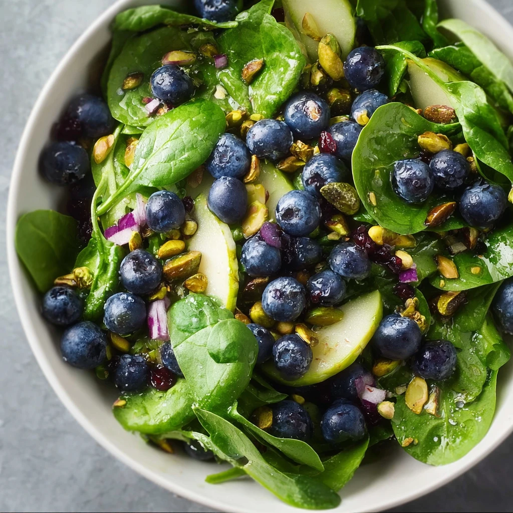 Blueberry Pistachio Spring Salad