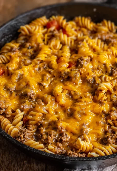Cheeseburger Pasta Casserole