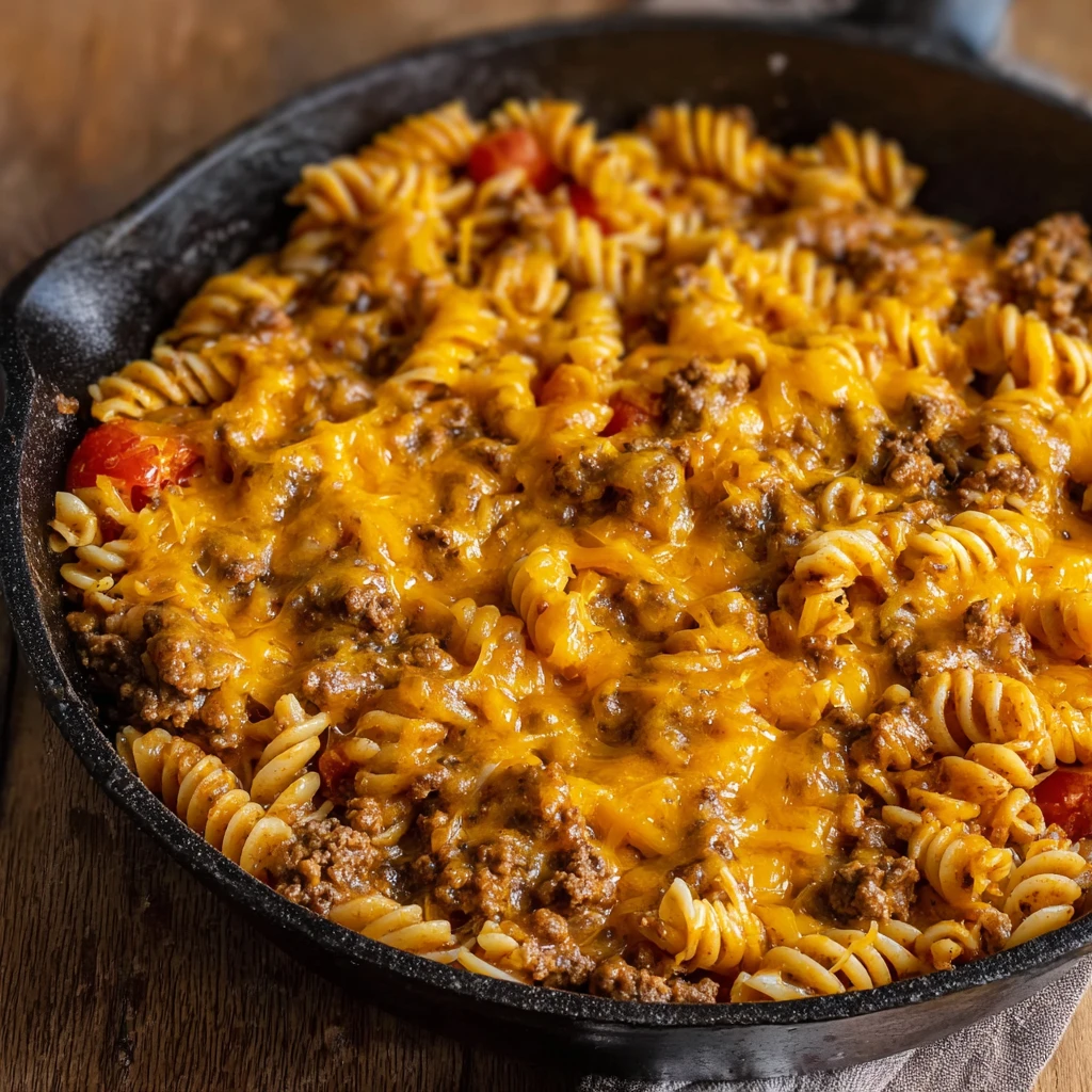 Cheeseburger Pasta Casserole