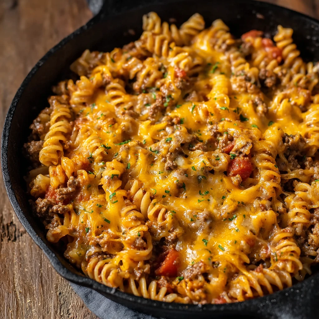 Cheeseburger Pasta Casserole