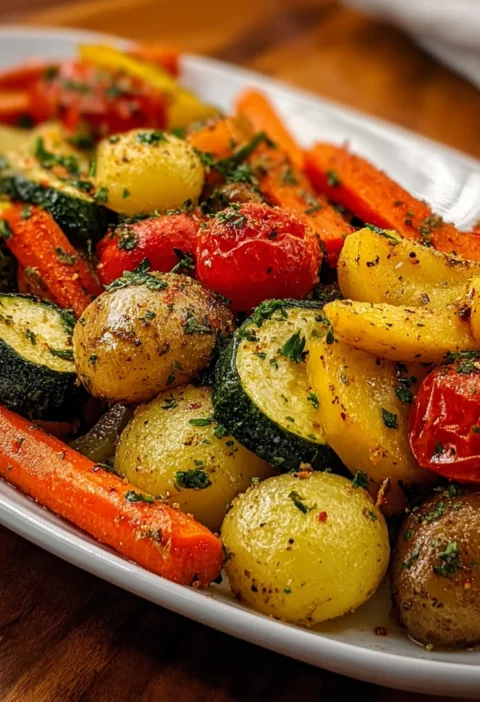 Cowboy Butter Roasted Vegetables