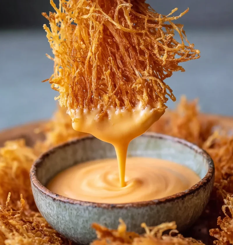 Crispy Enoki Mushrooms