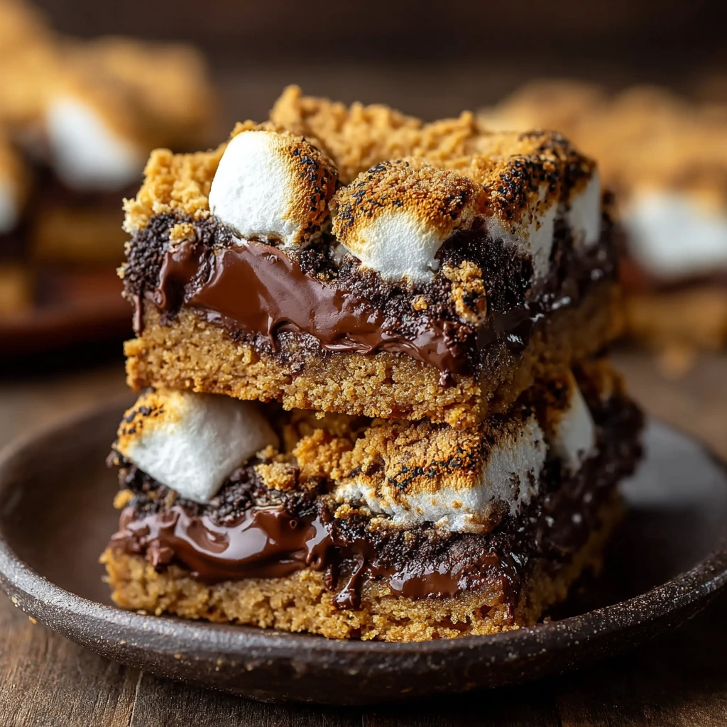 Decadent Vegan Pumpkin Smores Cookie Bars Youll Love