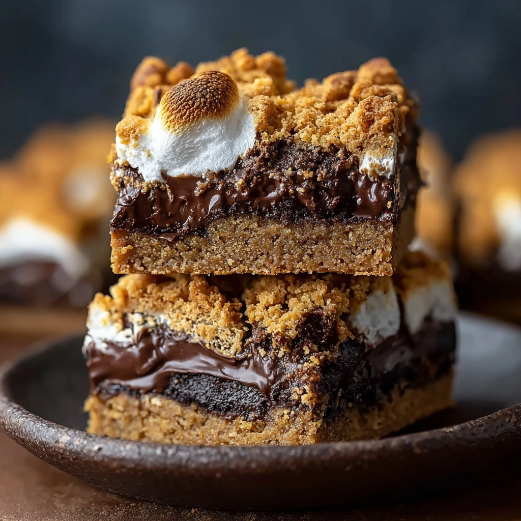 Decadent Vegan Pumpkin Smores Cookie Bars Youll Love