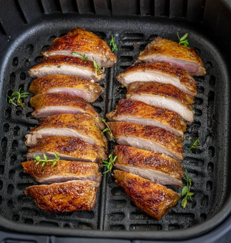 Air Fryer Duck Breast Crispy Juicy
