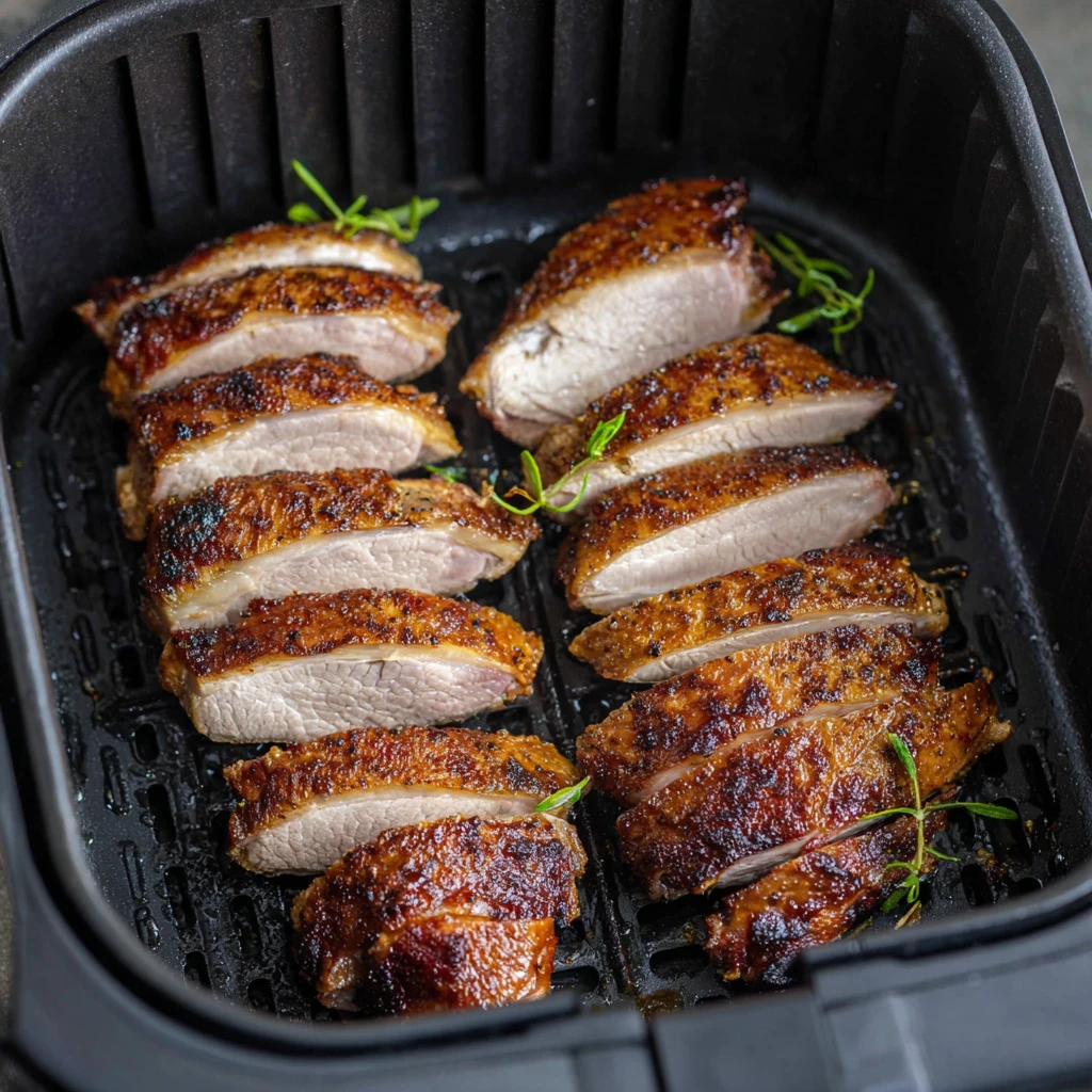 Air Fryer Duck Breast Crispy Juicy