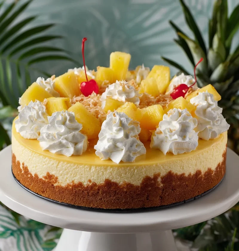 Hawaiian Pineapple Cake Delight