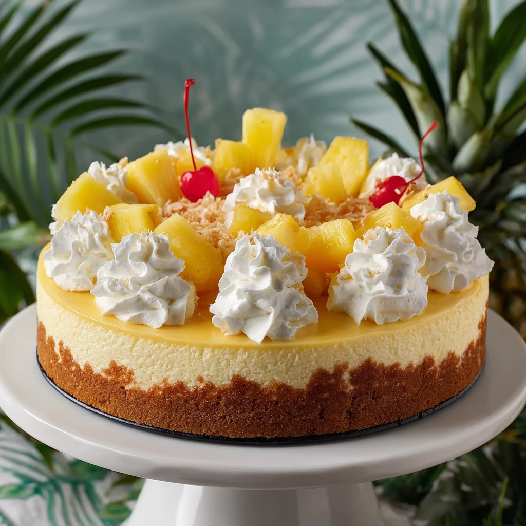 Hawaiian Pineapple Cake Delight