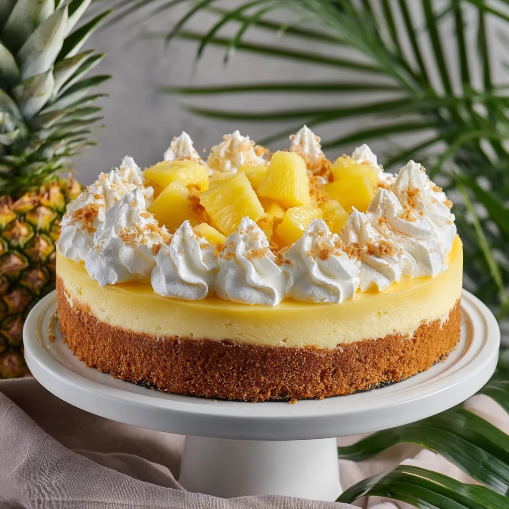 Hawaiian Pineapple Cake Delight