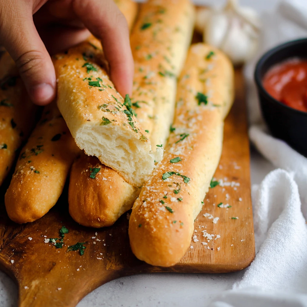Soft & Chewy Garlic Breadsticks (Better Than Olive Garden)