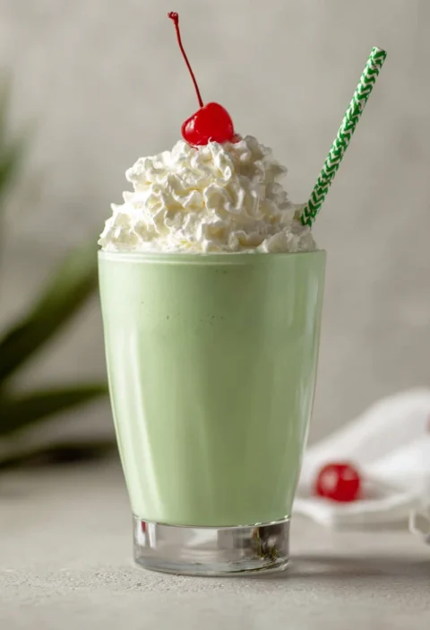 Homemade Shamrock Shake