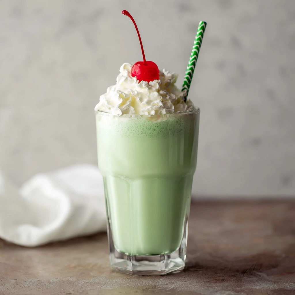 Homemade Shamrock Shake