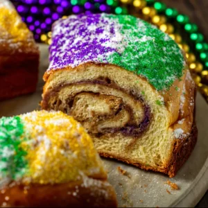 Authentic Mardi Gras King Cake (Professional Bakery-Style at Home)