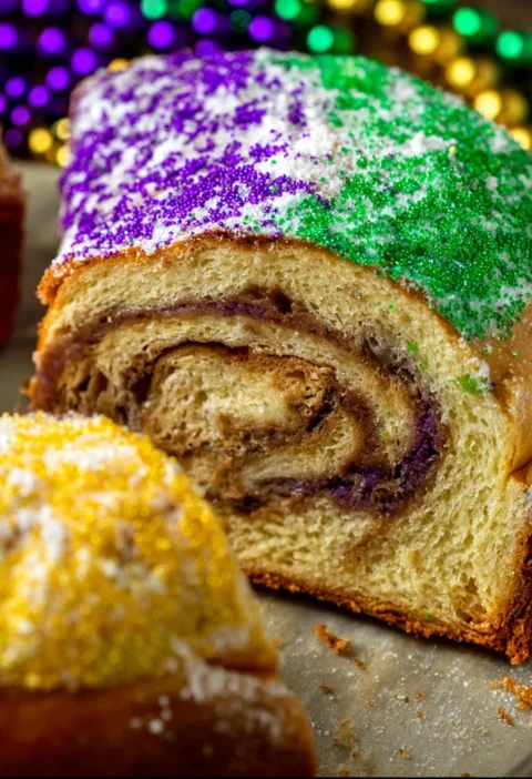 Mardi Gras King Cake Recipe