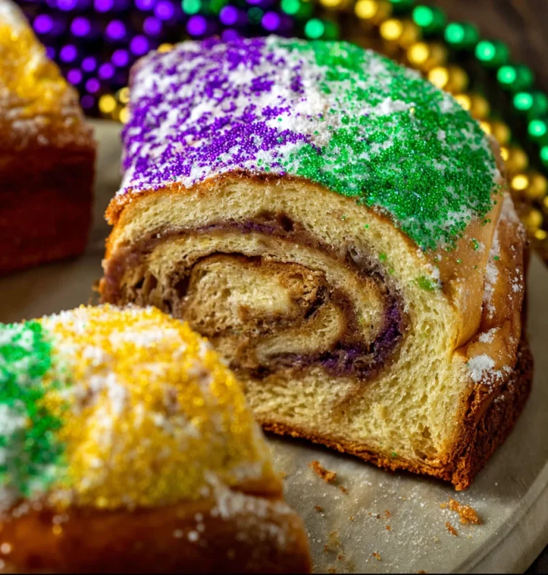 Mardi Gras King Cake Recipe