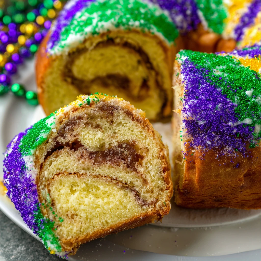 Mardi Gras King Cake Recipe