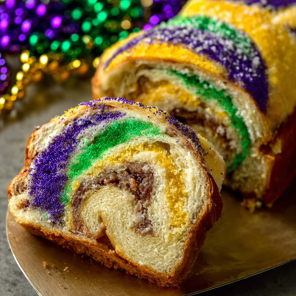 Mardi Gras King Cake Recipe