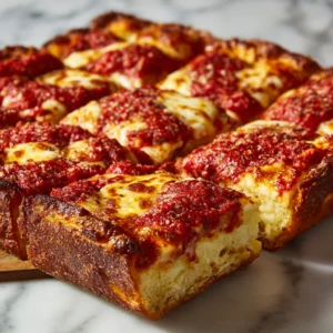 New York Bakery-Style Sicilian Pizza