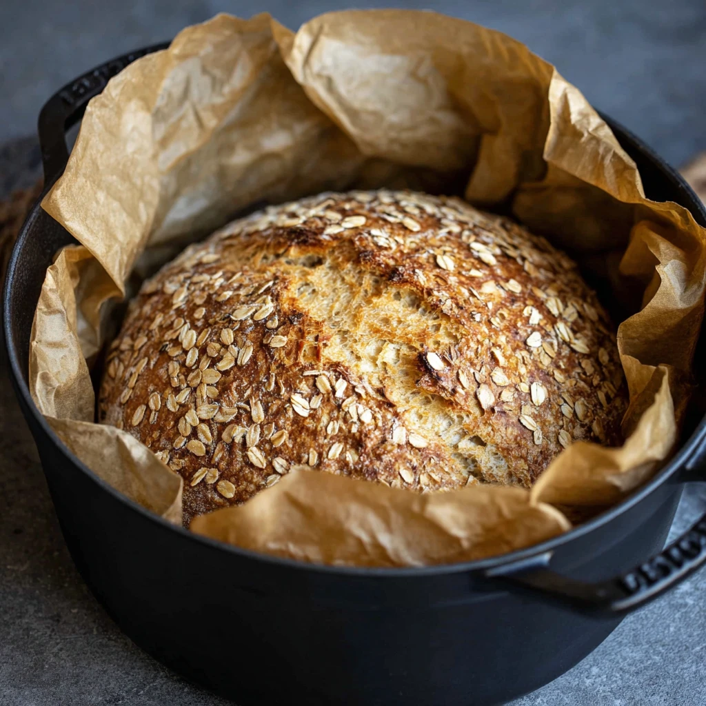 Oat Sourdough Bread (So Easy)