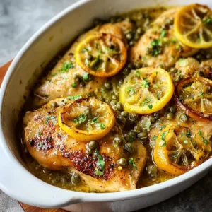 Savory Oven Baked Chicken Piccata – Lemon Capers Italian‑Style