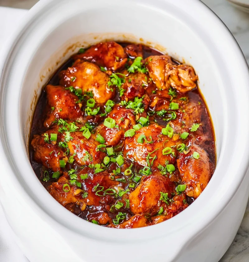 Slow Cooker Honey Garlic Chicken