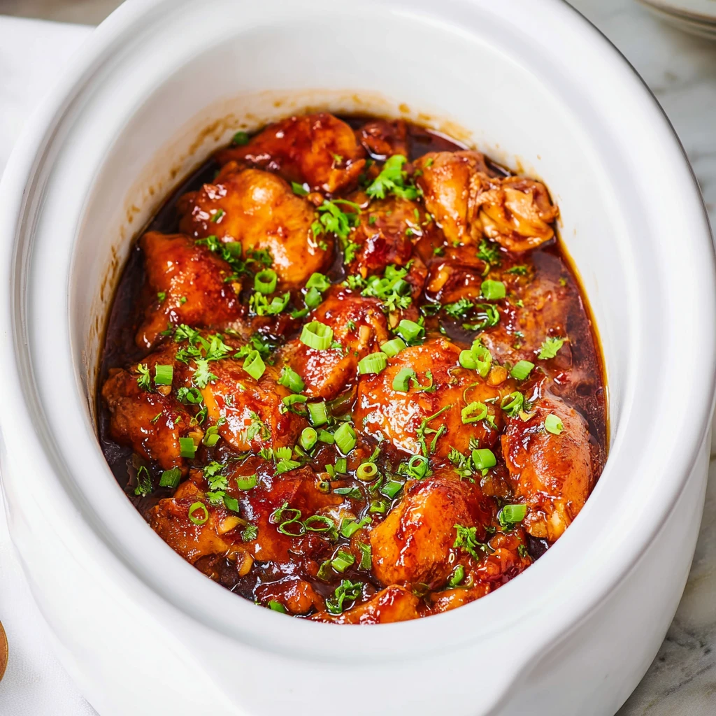 Slow Cooker Honey Garlic Chicken