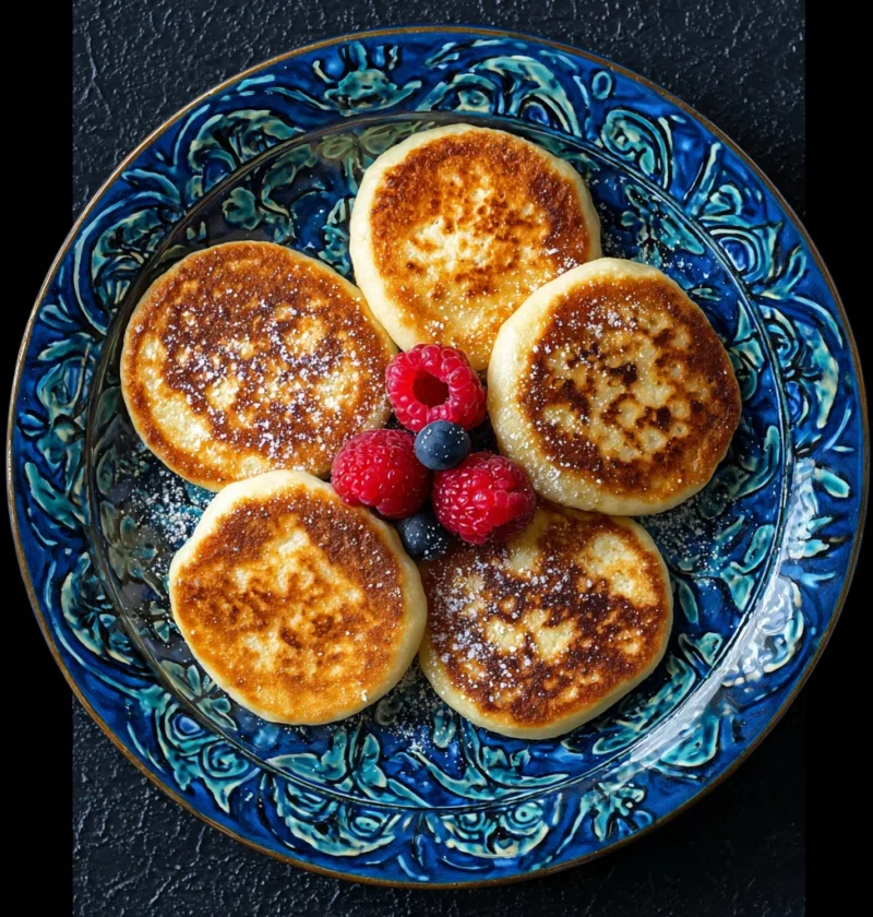 Syrniki Sweet Cheese Pancakes