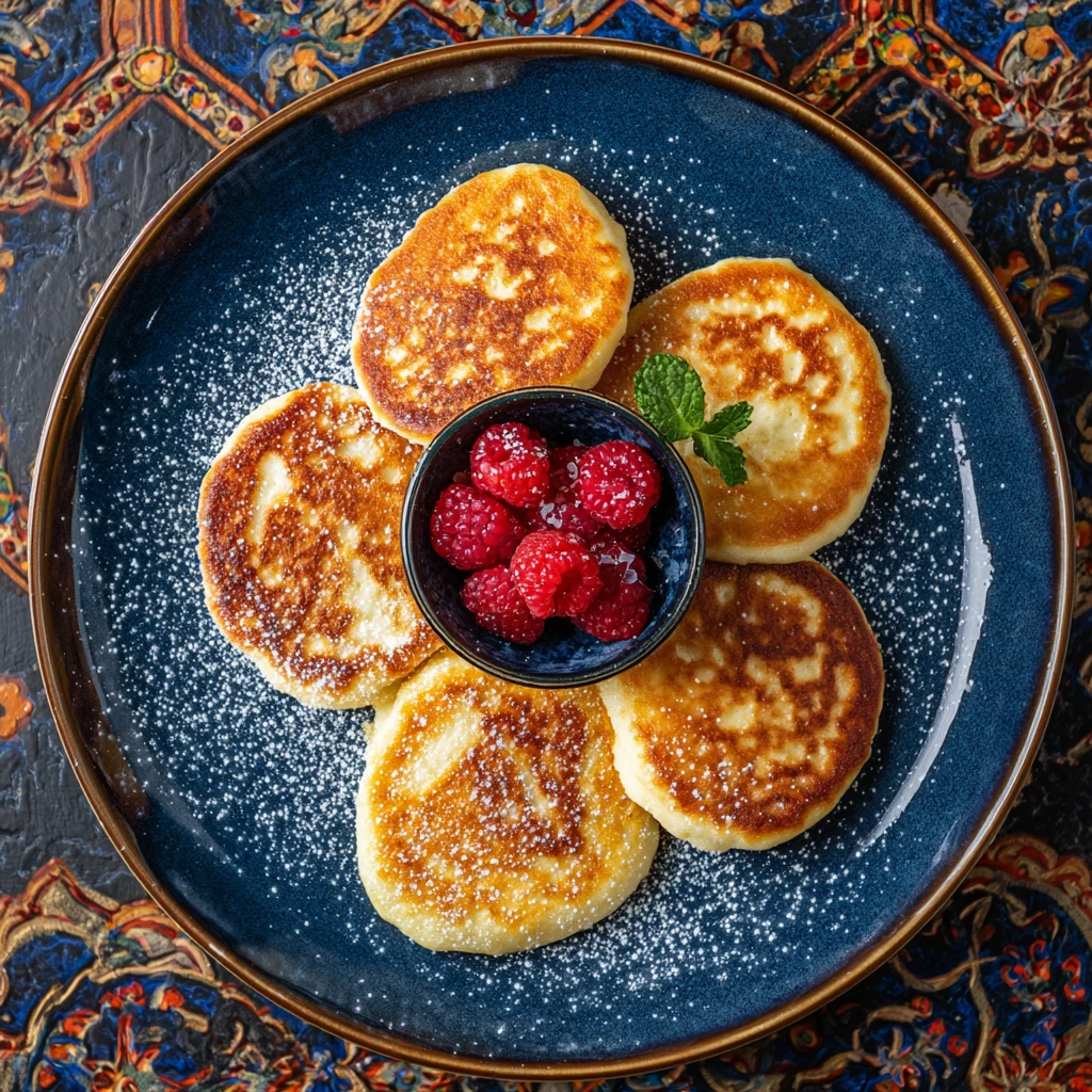 Syrniki Sweet Cheese Pancakes