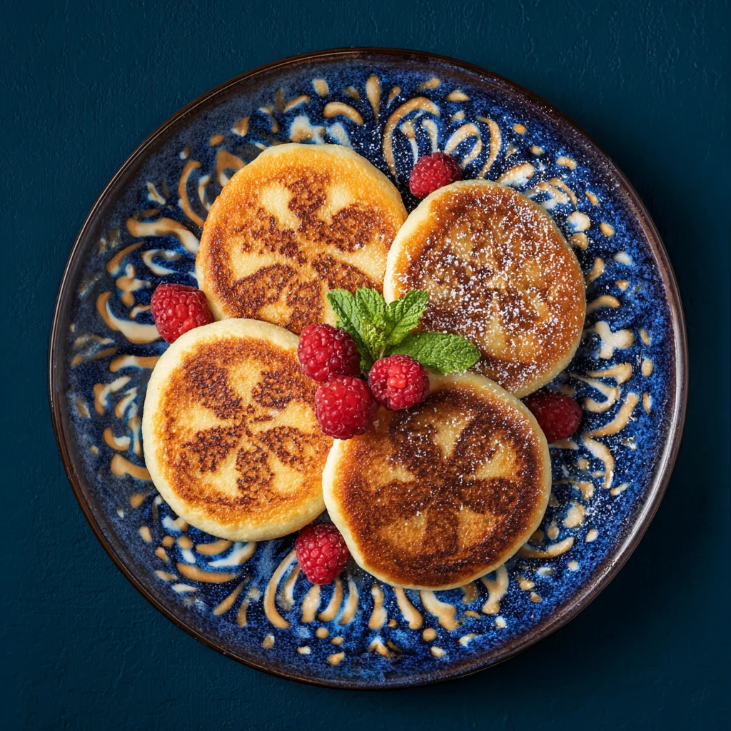 Syrniki Sweet Cheese Pancakes