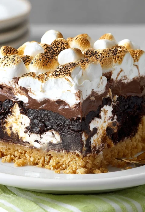 Smores Poke Cake Recipe