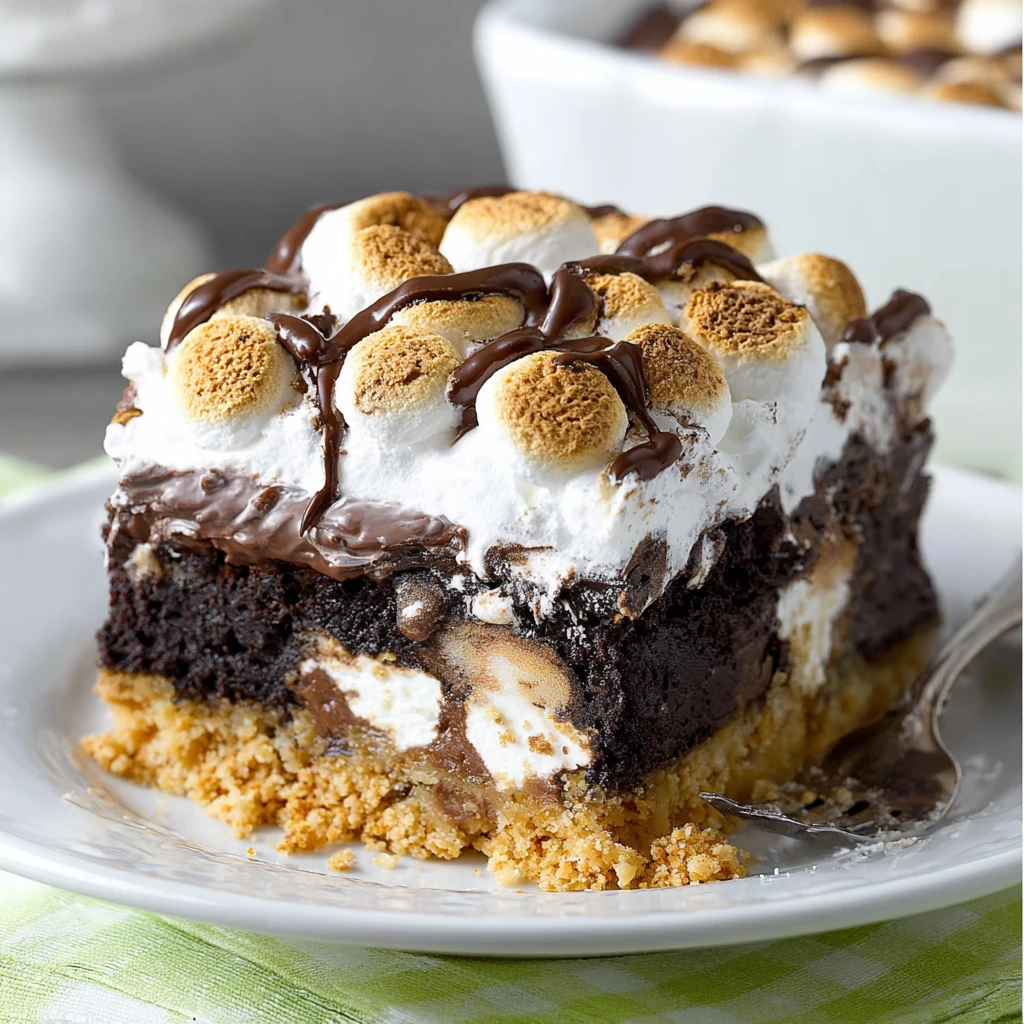 Smores Poke Cake Recipe