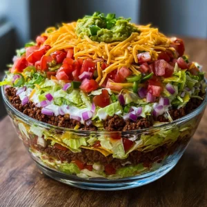 The Ultimate Seven Layer Taco Salad