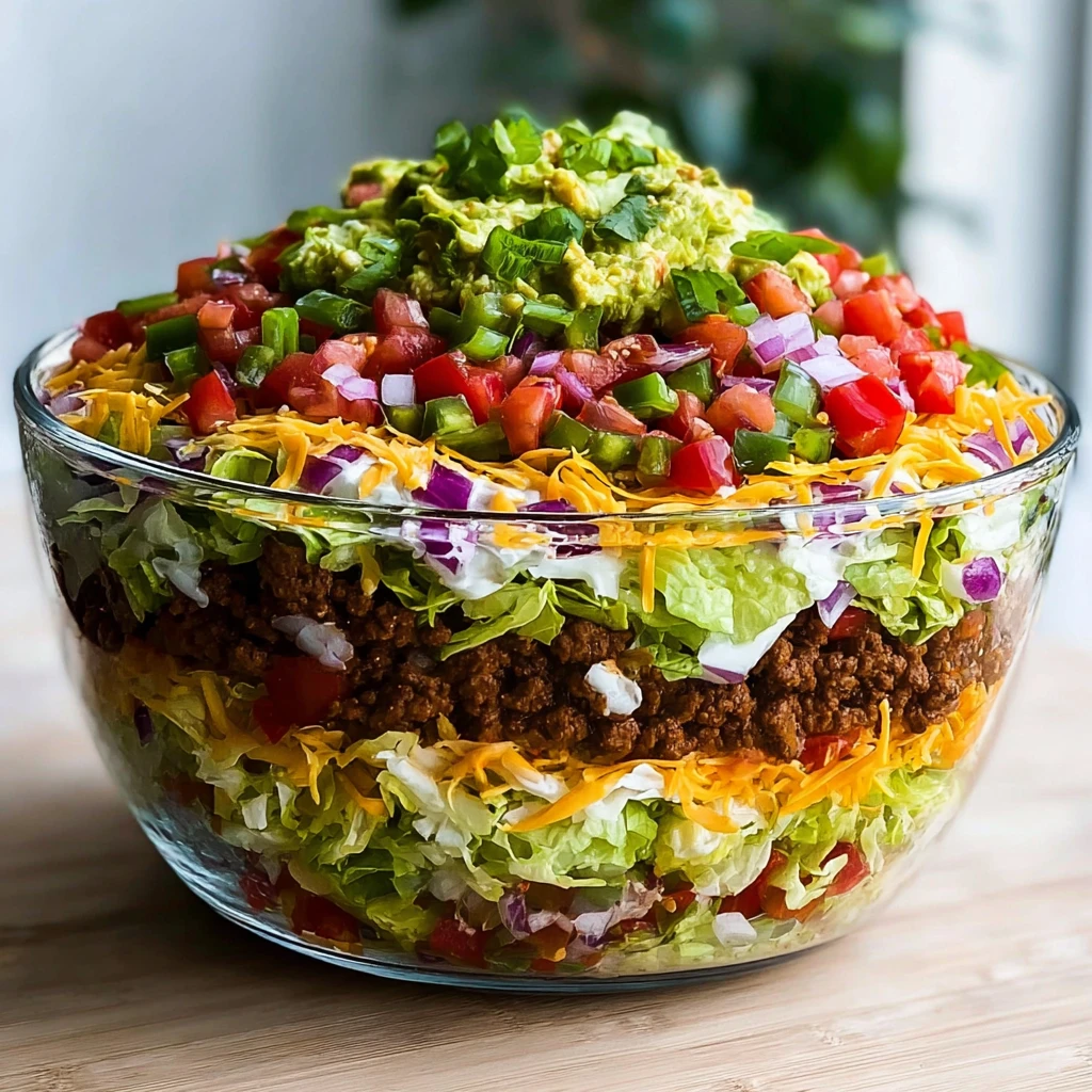Ultimate Seven Layer Taco Salad