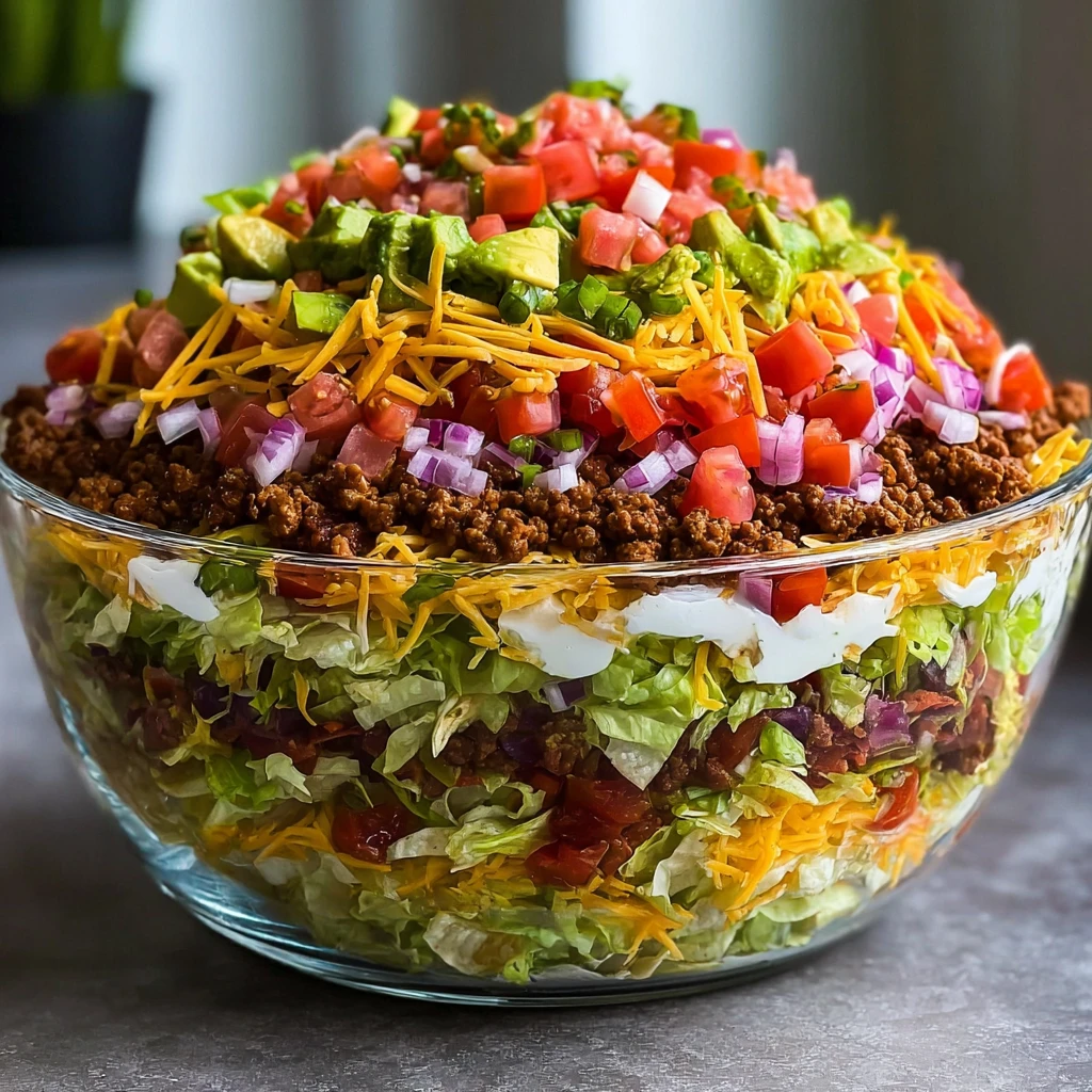 Ultimate Seven Layer Taco Salad