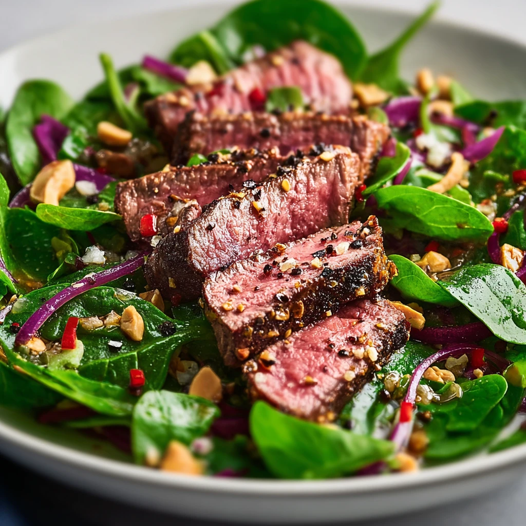 Zesty Steak Salad Thai Dressing Youll Love Make