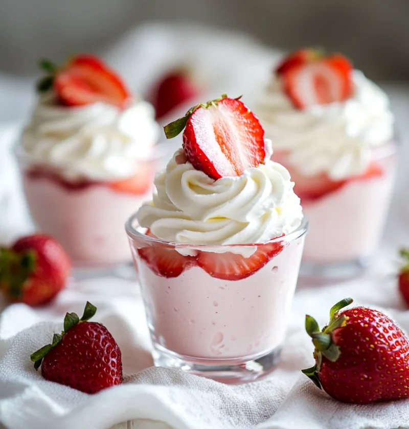 Decadent Strawberry Mousse