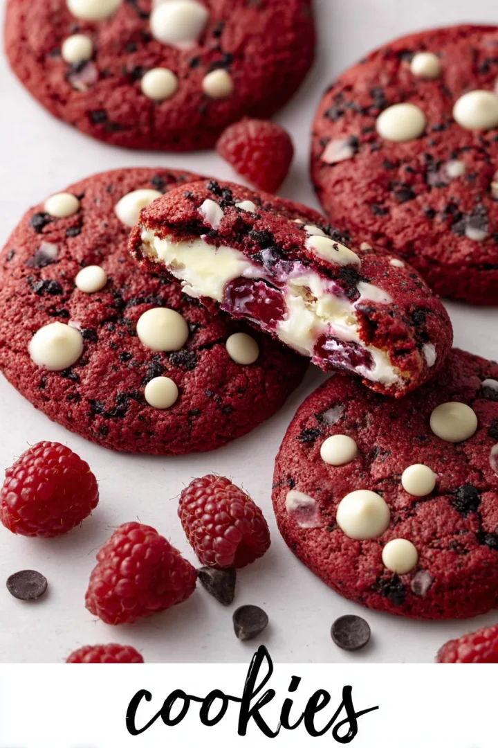 Mastering Red Velvet Raspberry Cheesecake Cookies - mastering-red-velvet-raspberry-cheesecake-cookies-3