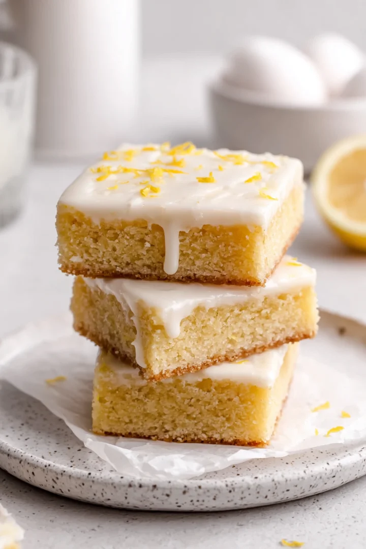 Soft And Chewy Lemon Blondies - soft-and-chewy-lemon-blondies-with-a-zesty-glaze-3