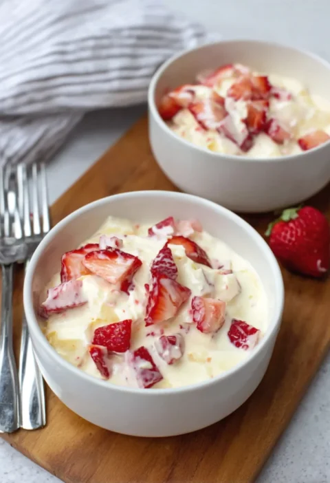 strawberry shortcake fluff